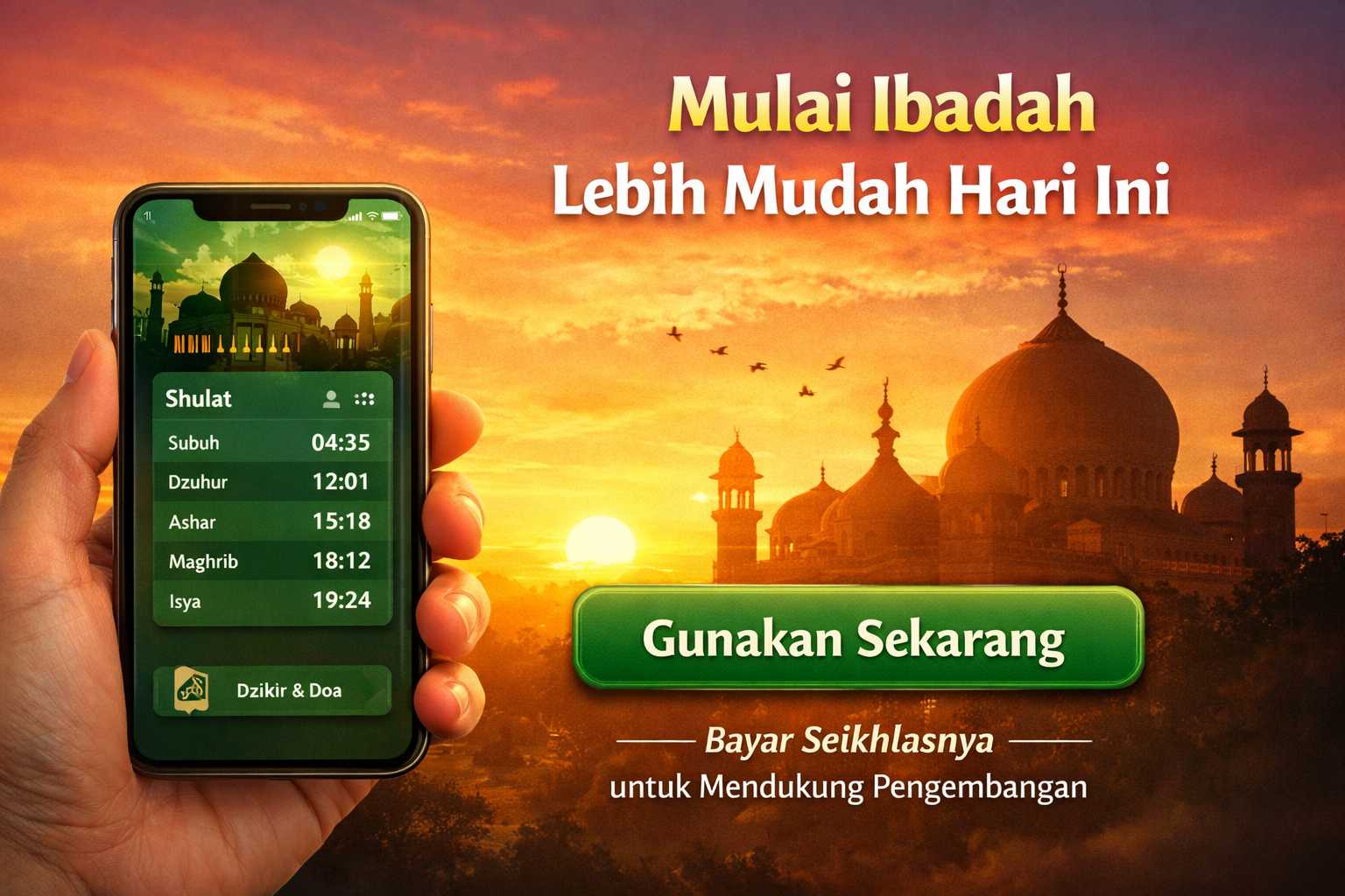 Visual CTA aplikasi